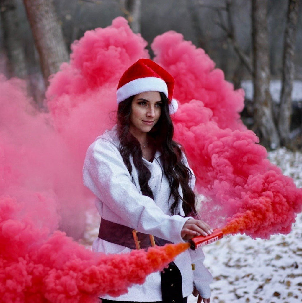 Creating Epic Senior Pictures with Smoke Bombs