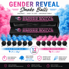 Load image into Gallery viewer, Discreet Gender Reveal Smoke BallsSmoke BALLS 2 BOXES [1P/1B]
