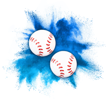 Load image into Gallery viewer, Gender Reveal BaseballBaseball BLUE [2 PACK]
