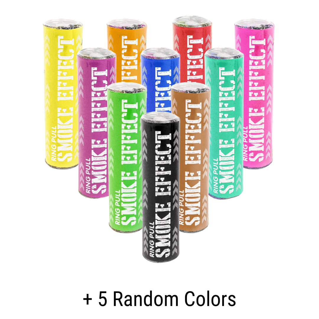 Smoke Bombs curio foil 1枚 Wick Activated Smoke Bomb Rainbow Pack - Wholesale Smoke Bombs $3
