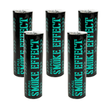 Load image into Gallery viewer, Teal Colored Smoke Bomb [90 Sec] Wire Ring Pull Smoke Grenade (WRP90)
